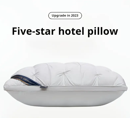 1pc/ 2pcs Pillow Supports Neck And Spine For Relaxing Sleep, Sleep Massage Pillow Core, Moisture Absorbing Breathable Household Bedding Pillow