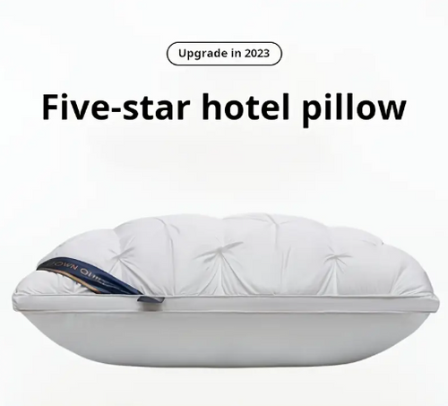 1pc/ 2pcs Pillow Supports Neck And Spine For Relaxing Sleep, Sleep Massage Pillow Core, Moisture Absorbing Breathable Household Bedding Pillow